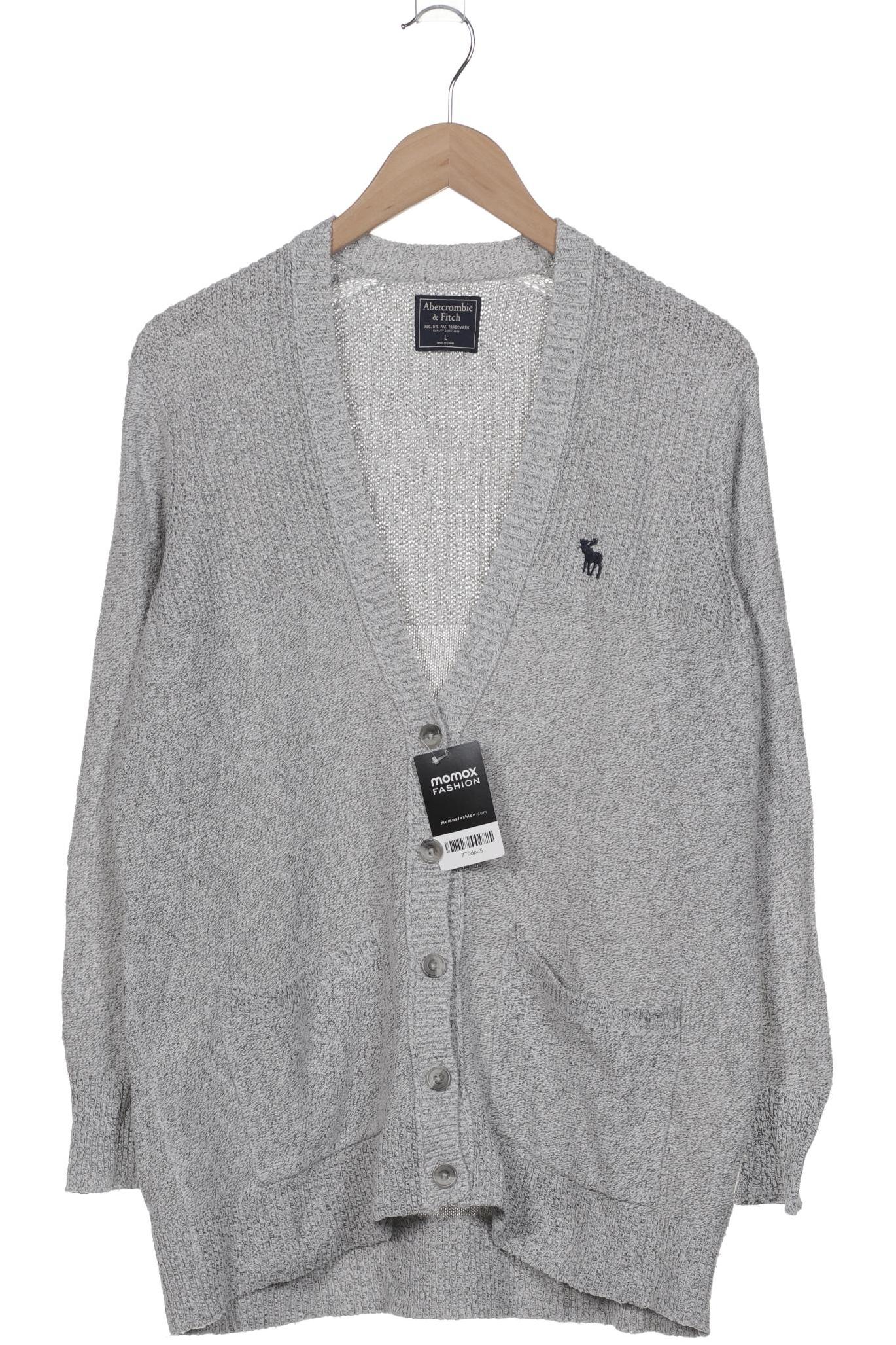 

Abercrombie & Fitch Damen Strickjacke, grau, Gr. 42