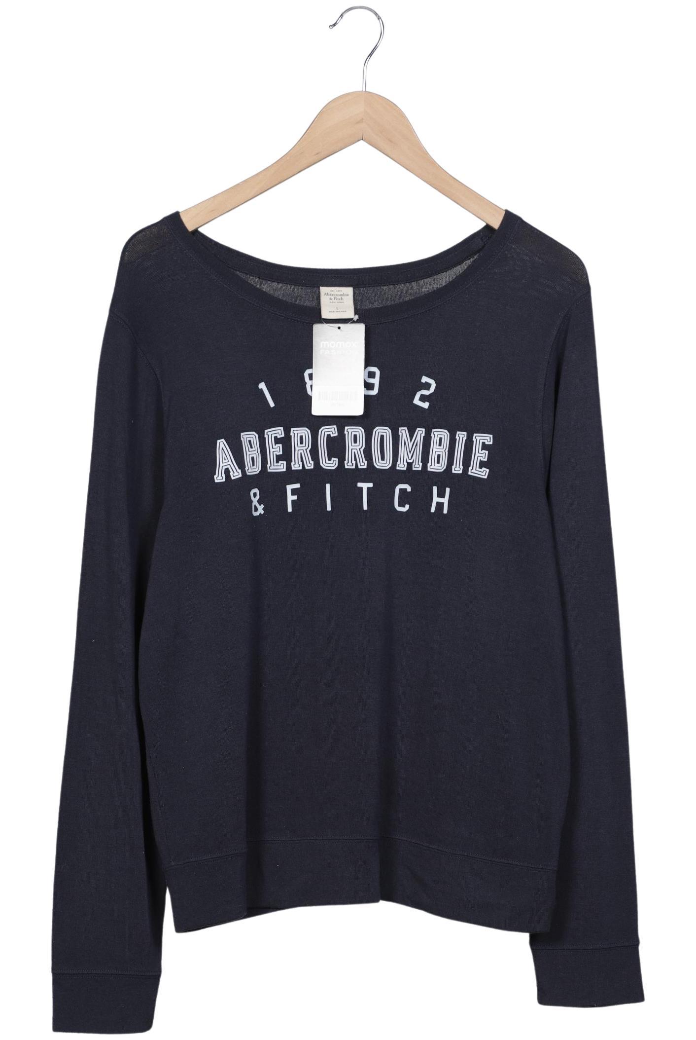 

Abercrombie & Fitch Damen Langarmshirt, marineblau, Gr. 42