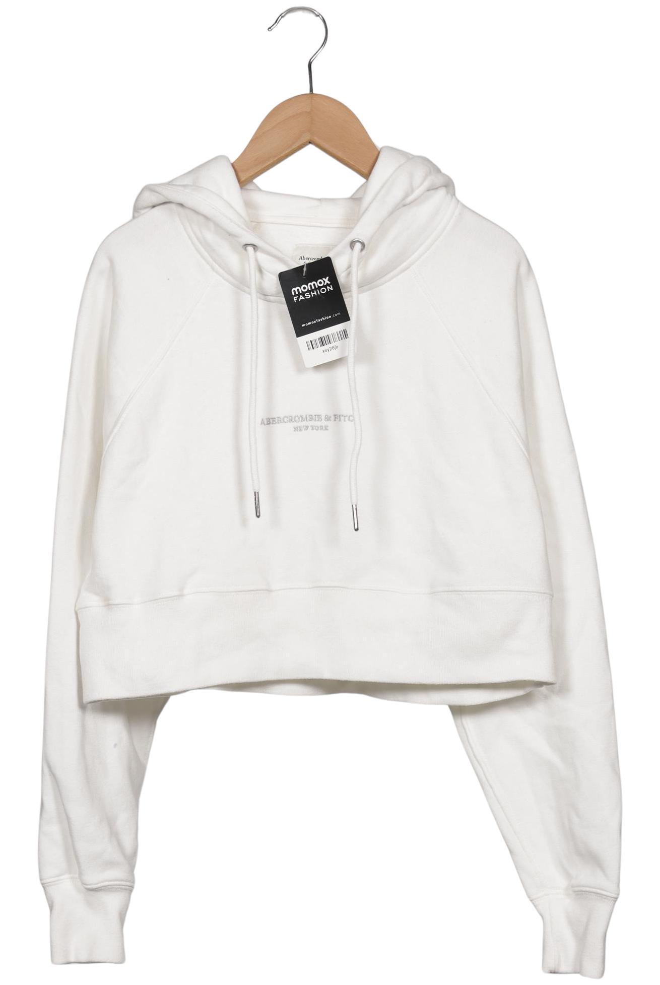 

Abercrombie & Fitch Damen Kapuzenpullover, weiß, Gr. 34