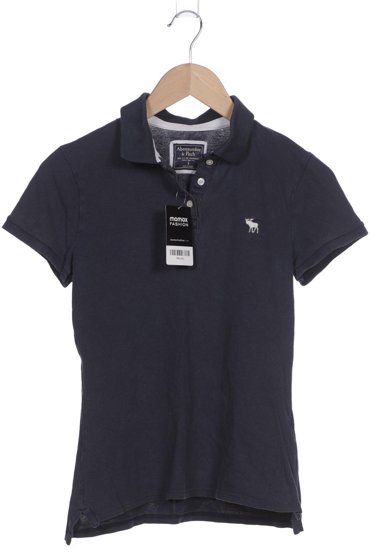 

Abercrombie & Fitch Damen Poloshirt, blau, Gr. 36