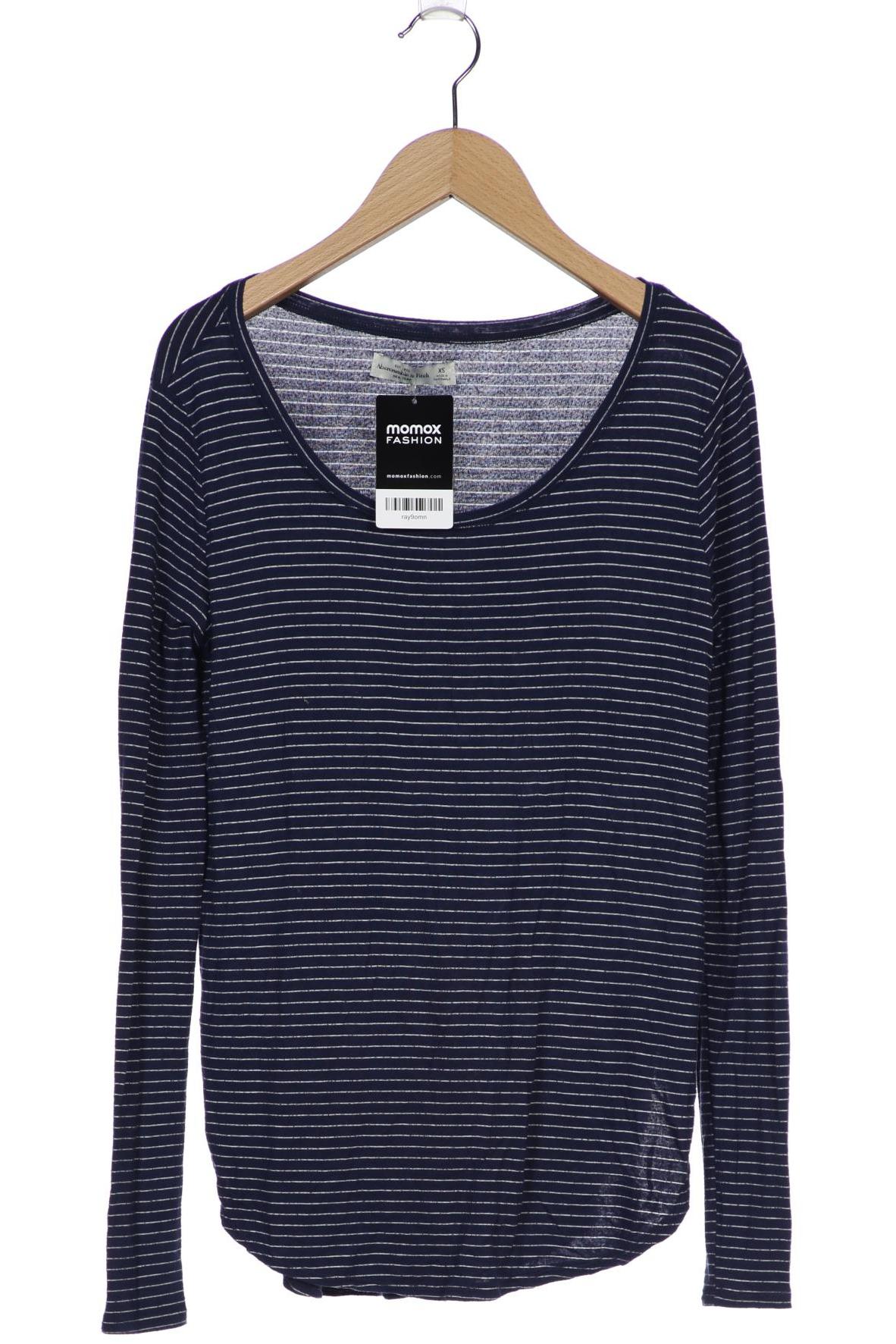 

Abercrombie & Fitch Damen Langarmshirt, marineblau, Gr. 34