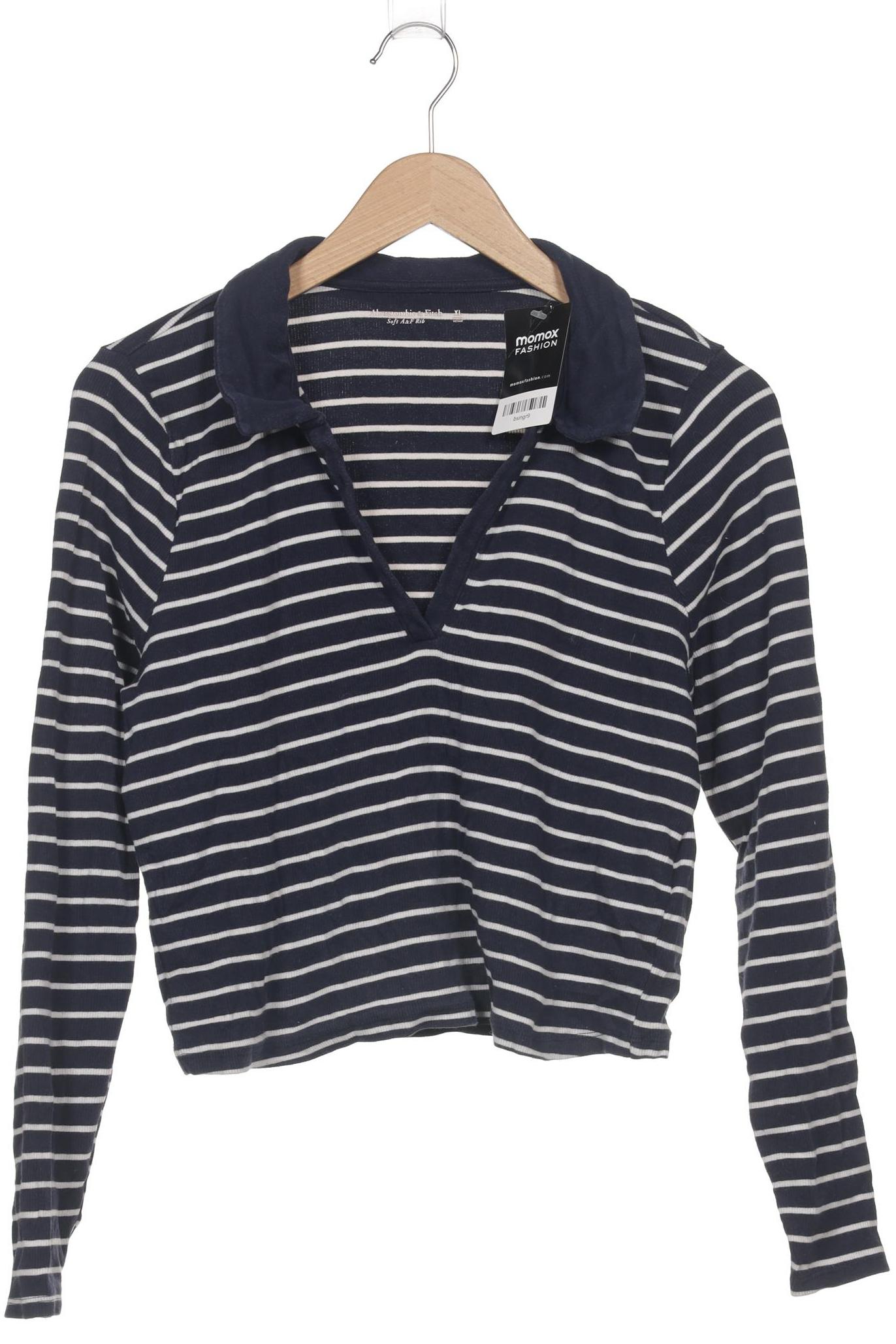 

Abercrombie & Fitch Damen Langarmshirt, marineblau, Gr. 44
