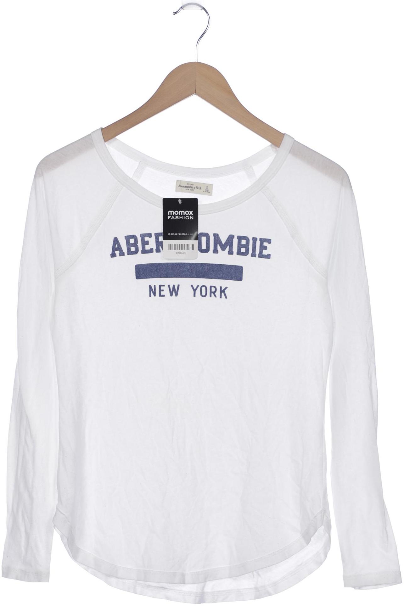 

Abercrombie & Fitch Damen Langarmshirt, weiß