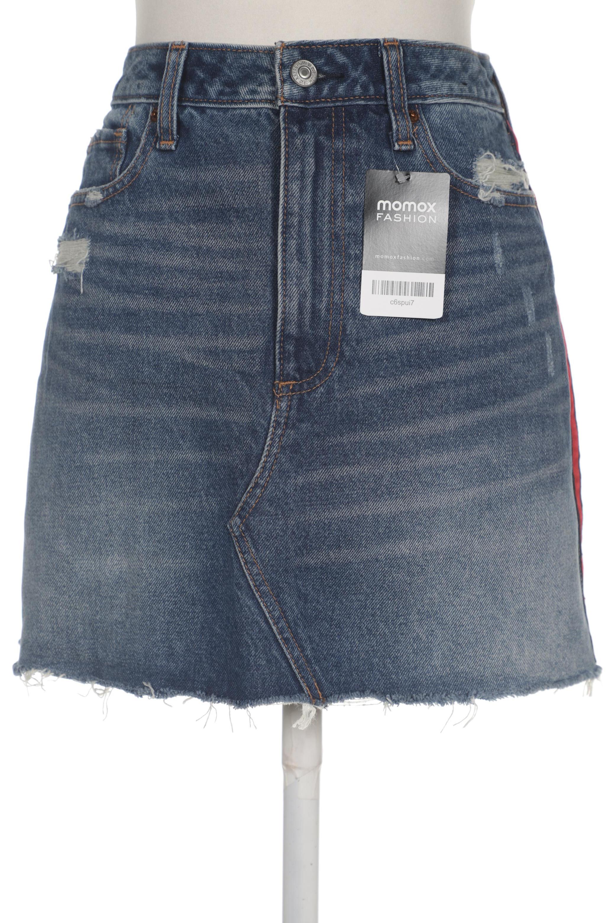

Abercrombie & Fitch Damen Rock, blau, Gr. 38