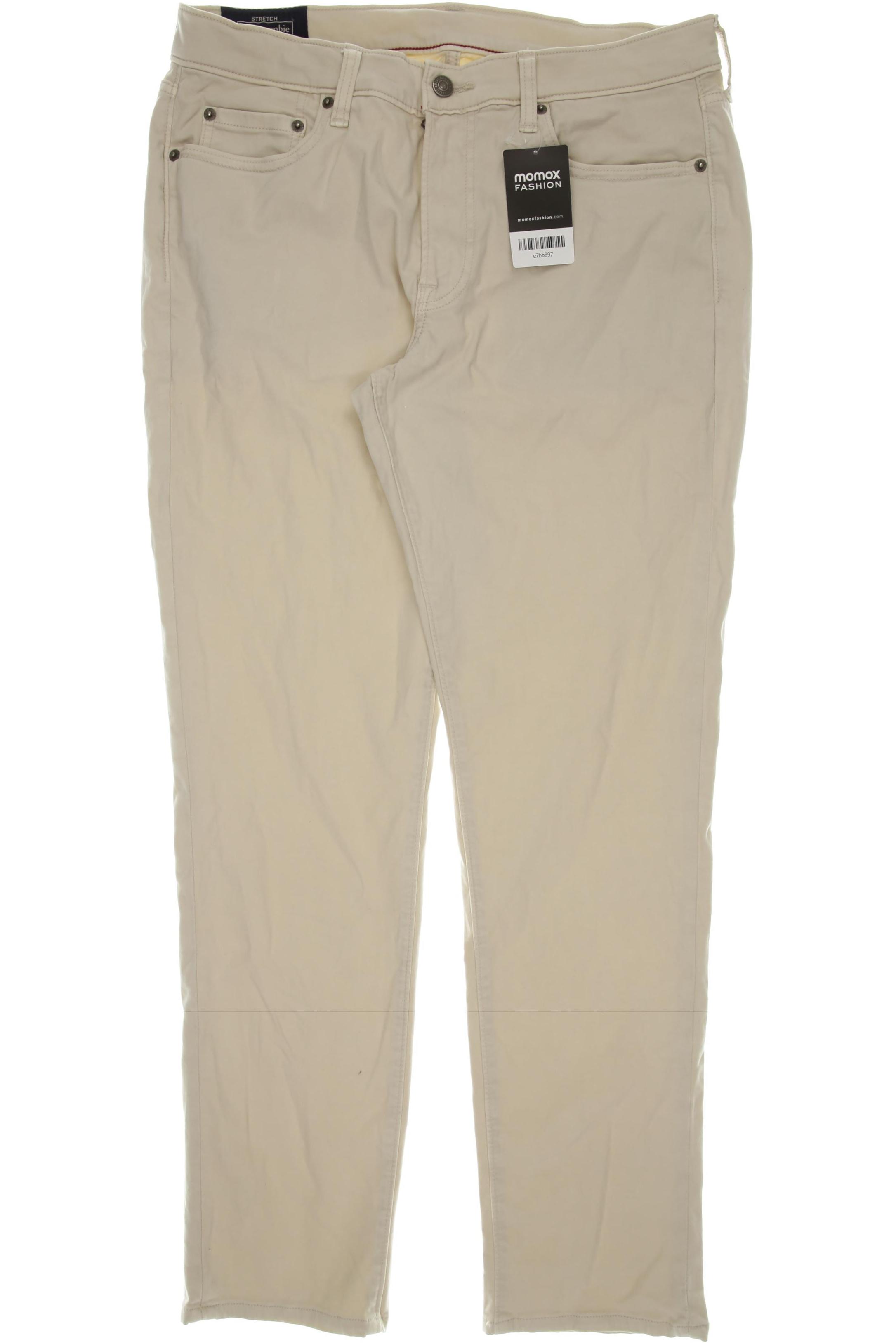

Abercrombie & Fitch Damen Stoffhose, beige, Gr. 32