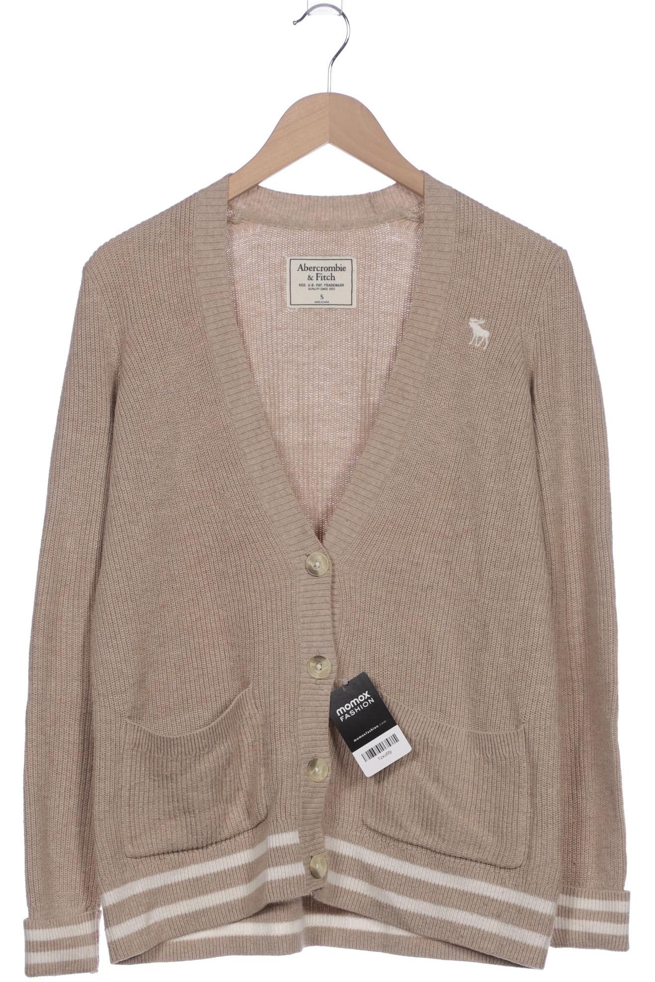 

Abercrombie & Fitch Damen Strickjacke, beige, Gr. 36