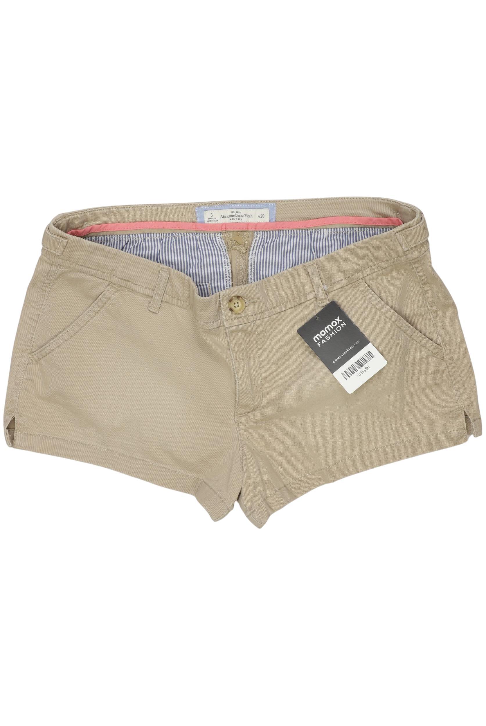 

Abercrombie & Fitch Damen Shorts, beige, Gr. 28