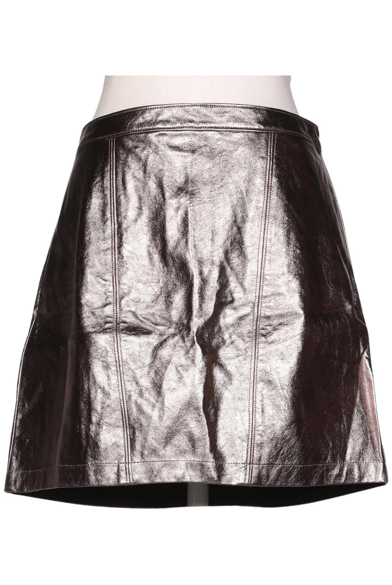 

Abercrombie & Fitch Damen Rock, silber, Gr. 38