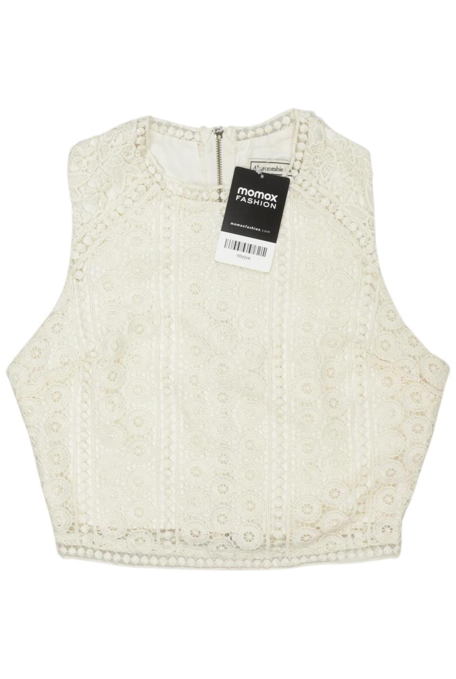 

Abercrombie & Fitch Damen Top, cremeweiß, Gr. 34