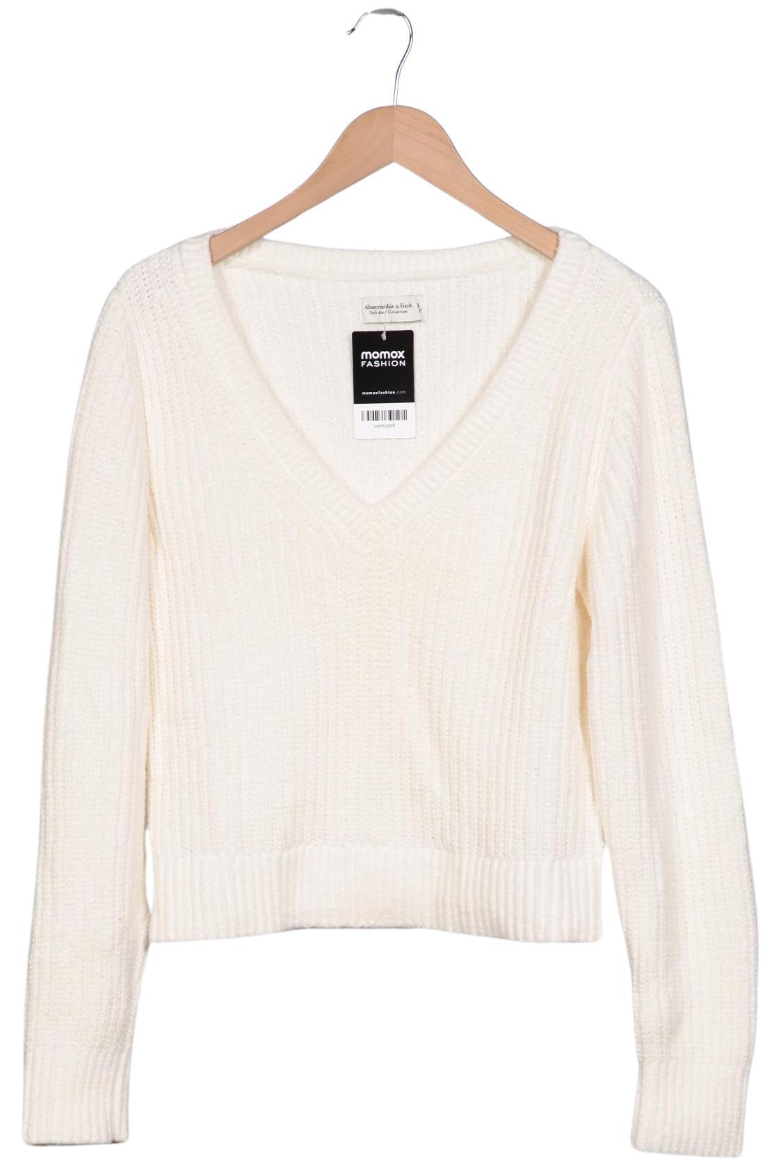 

Abercrombie & Fitch Damen Pullover, cremeweiß, Gr. 44
