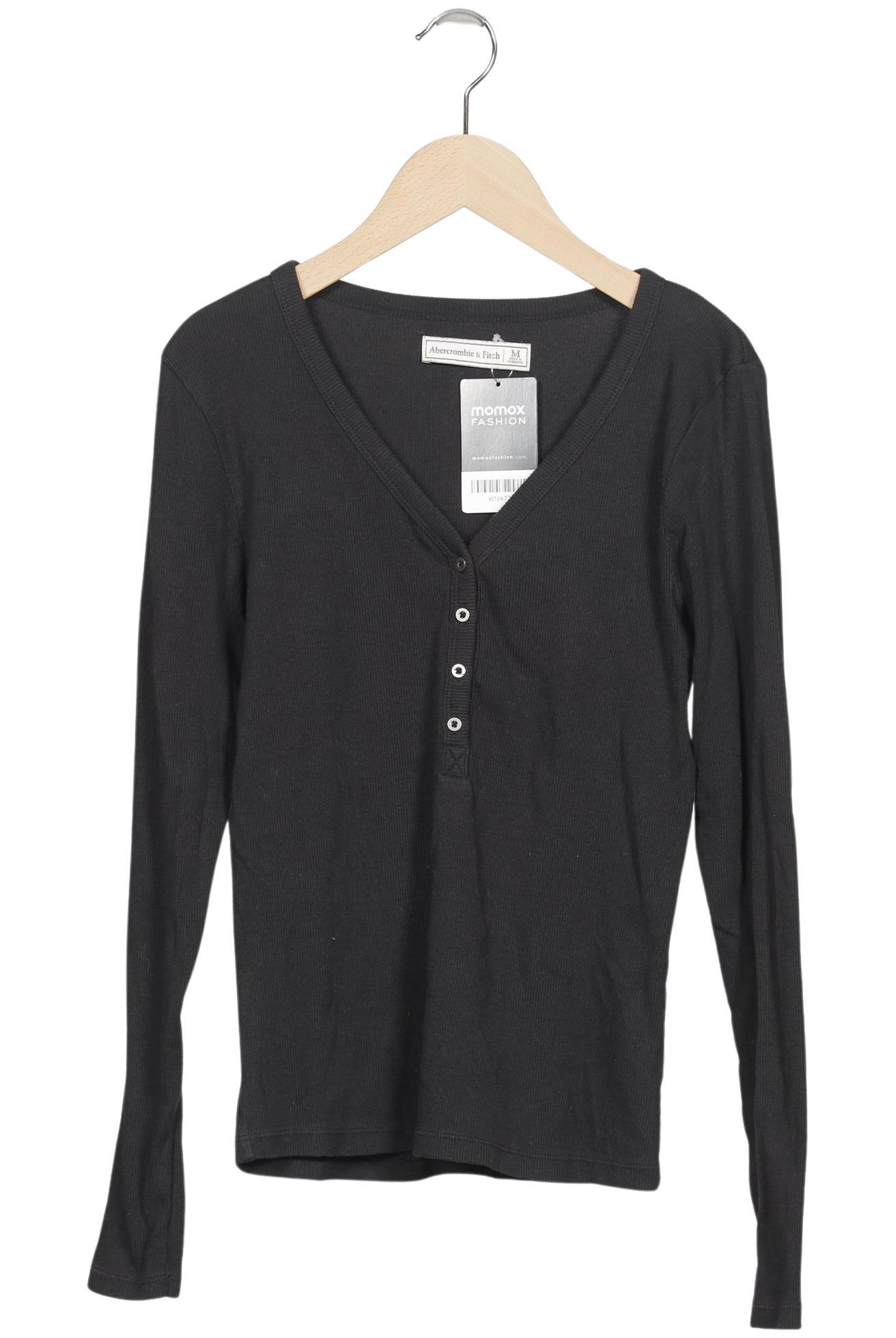 

Abercrombie & Fitch Damen Langarmshirt, schwarz, Gr. 38