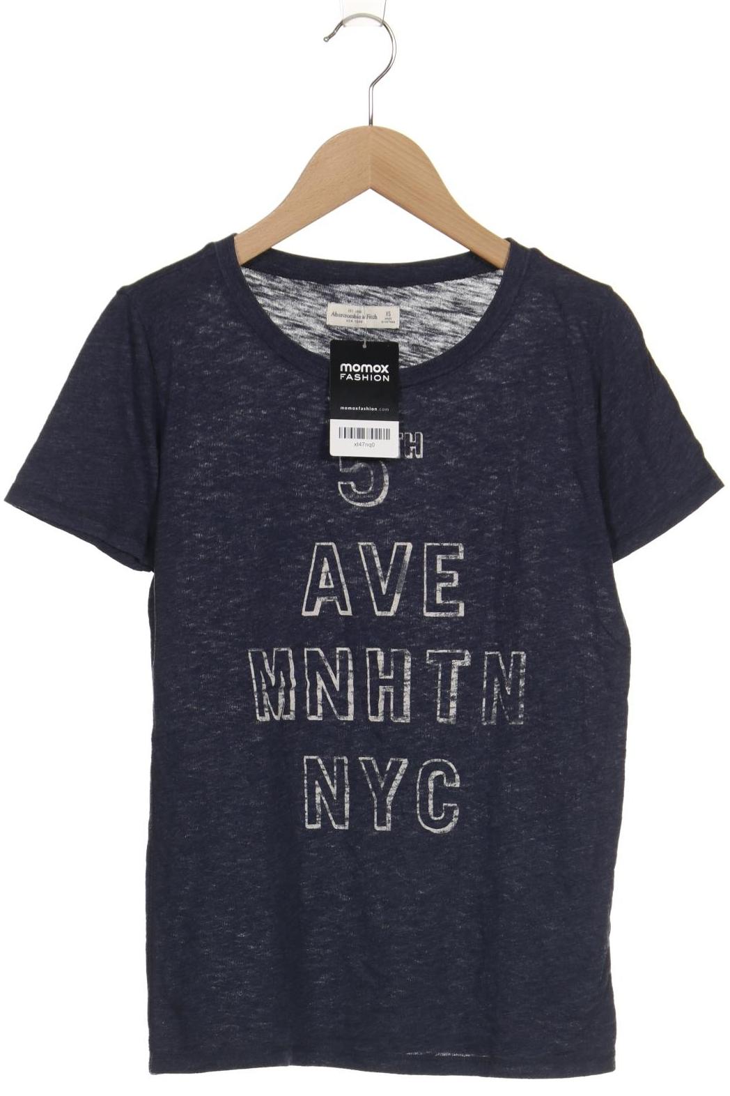 

Abercrombie & Fitch Damen T-Shirt, marineblau, Gr. 34