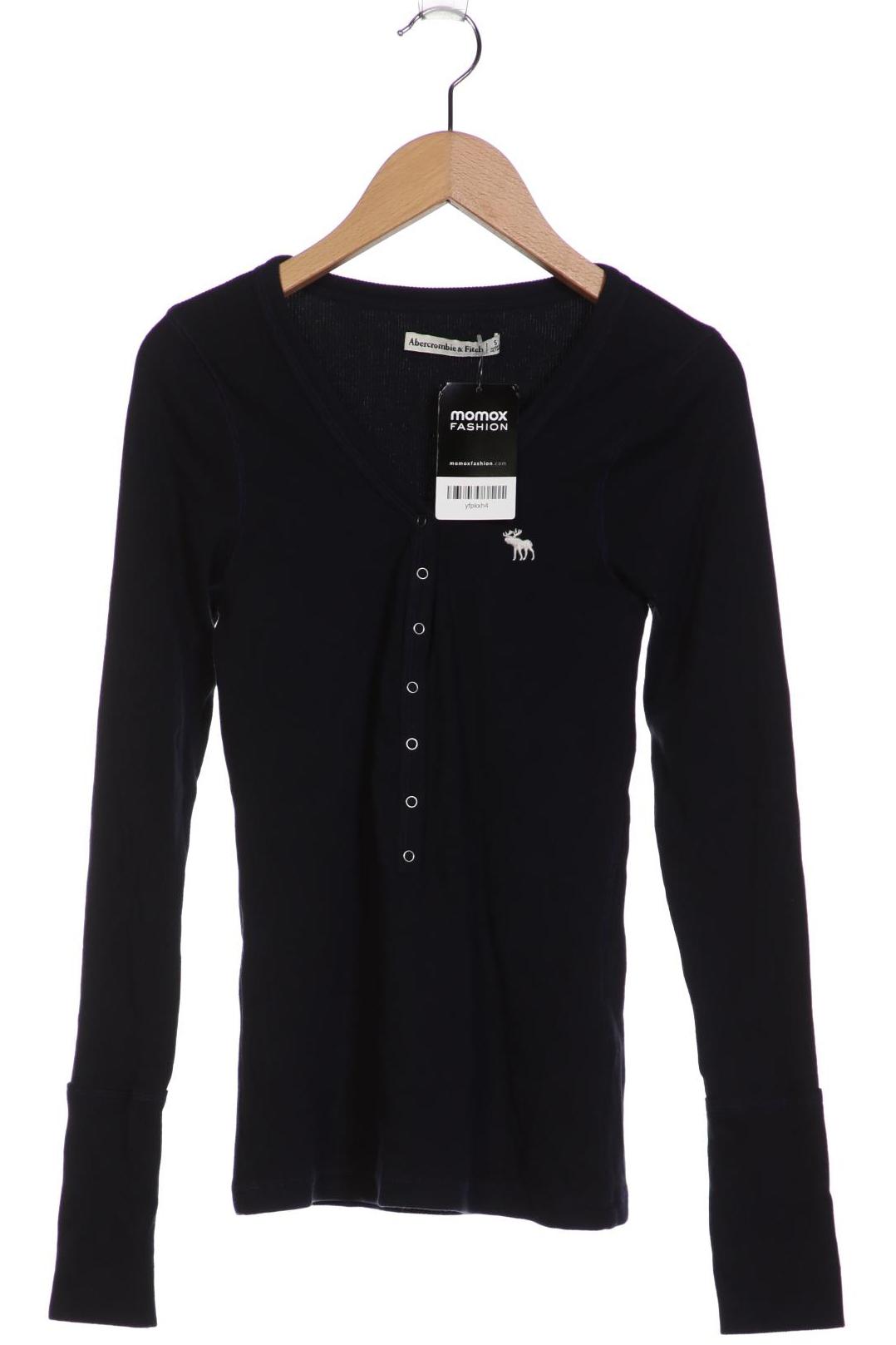 

Abercrombie & Fitch Damen Langarmshirt, marineblau, Gr. 36