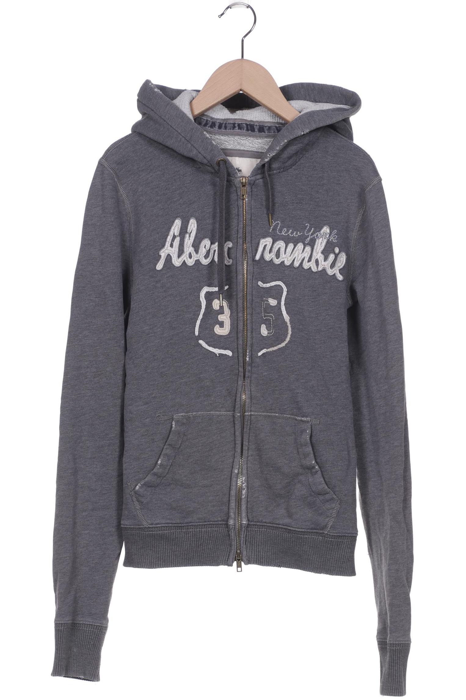 

Abercrombie & Fitch Damen Kapuzenpullover, grau