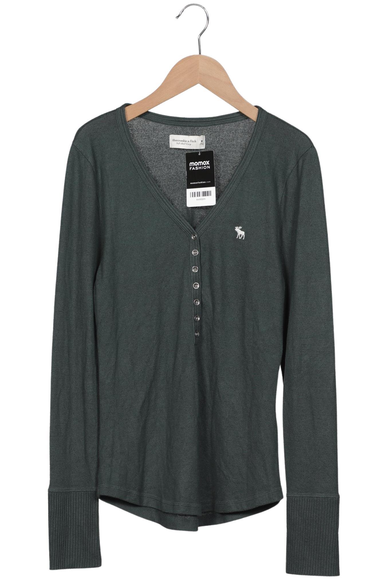 

Abercrombie & Fitch Damen Langarmshirt, grün, Gr. 38