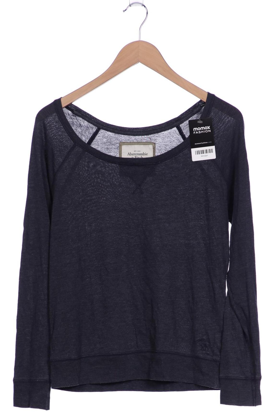 

Abercrombie & Fitch Damen Langarmshirt, grau, Gr. 38