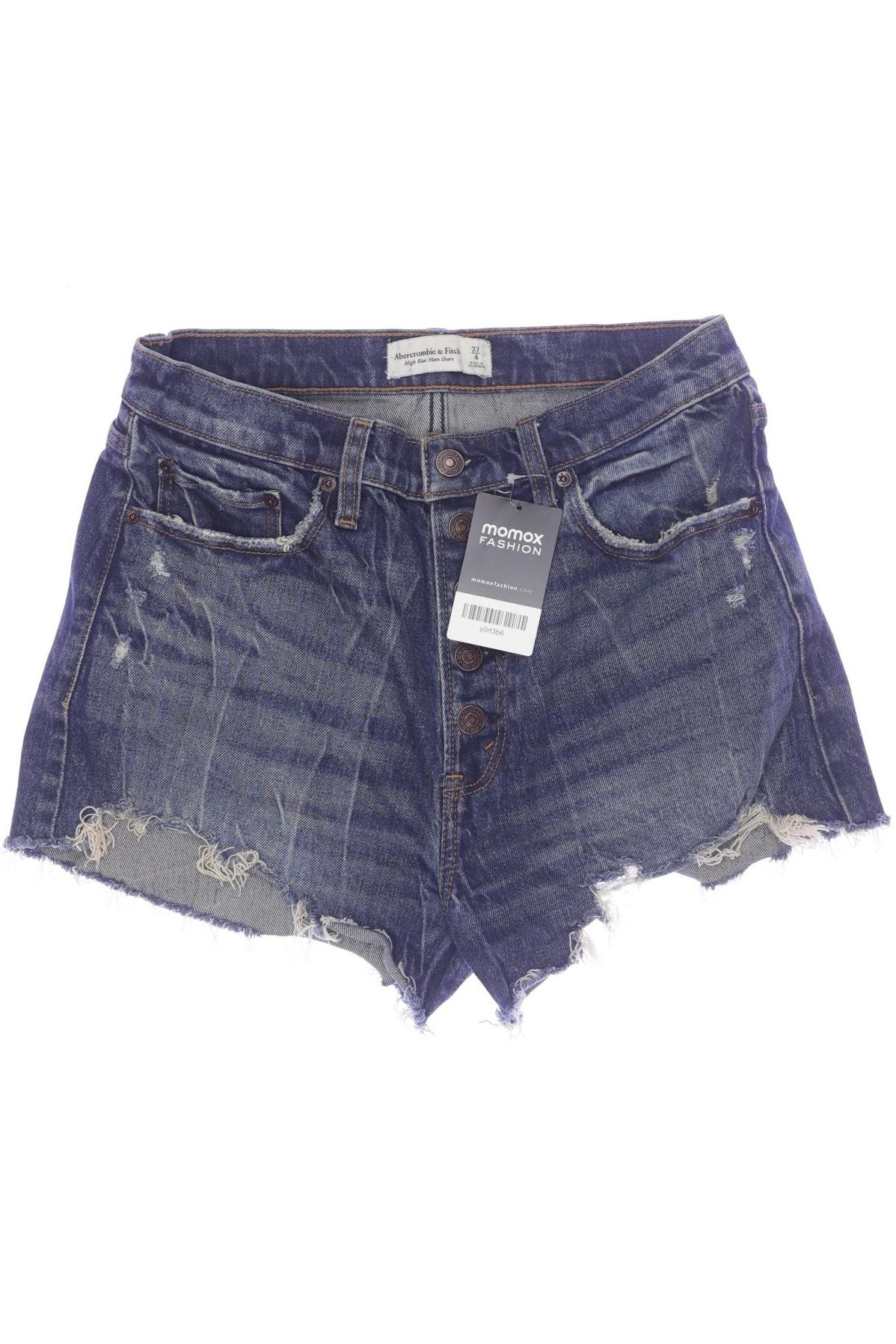 

Abercrombie & Fitch Damen Shorts, blau, Gr. 27