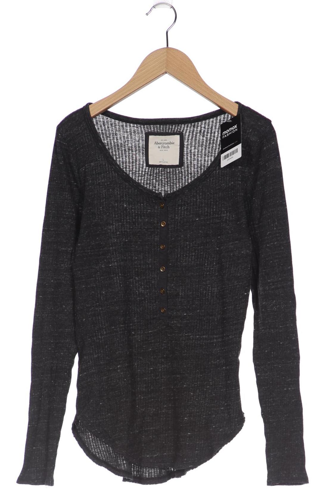 

Abercrombie & Fitch Damen Langarmshirt, grau