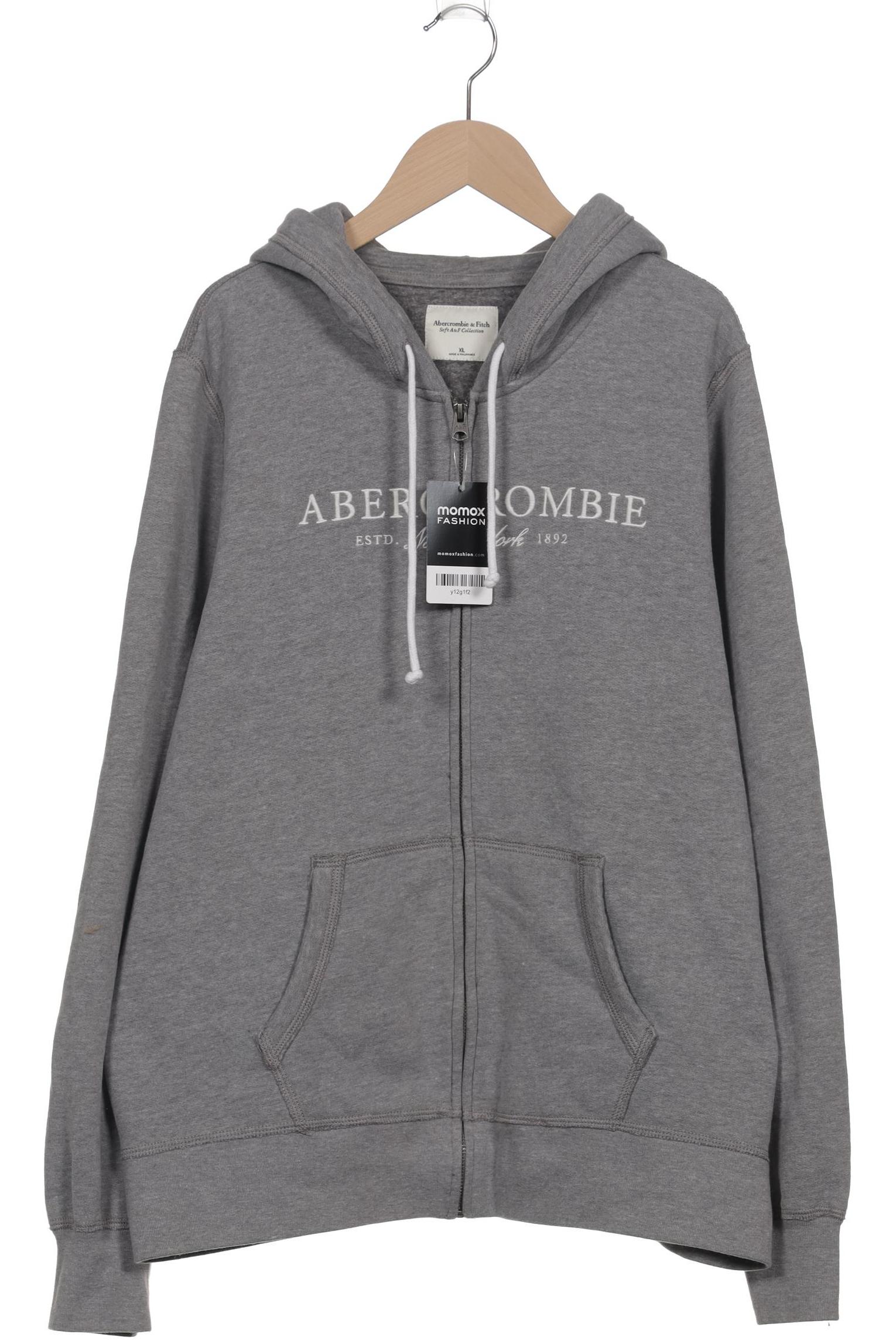 

Abercrombie & Fitch Damen Kapuzenpullover, grau, Gr. 44