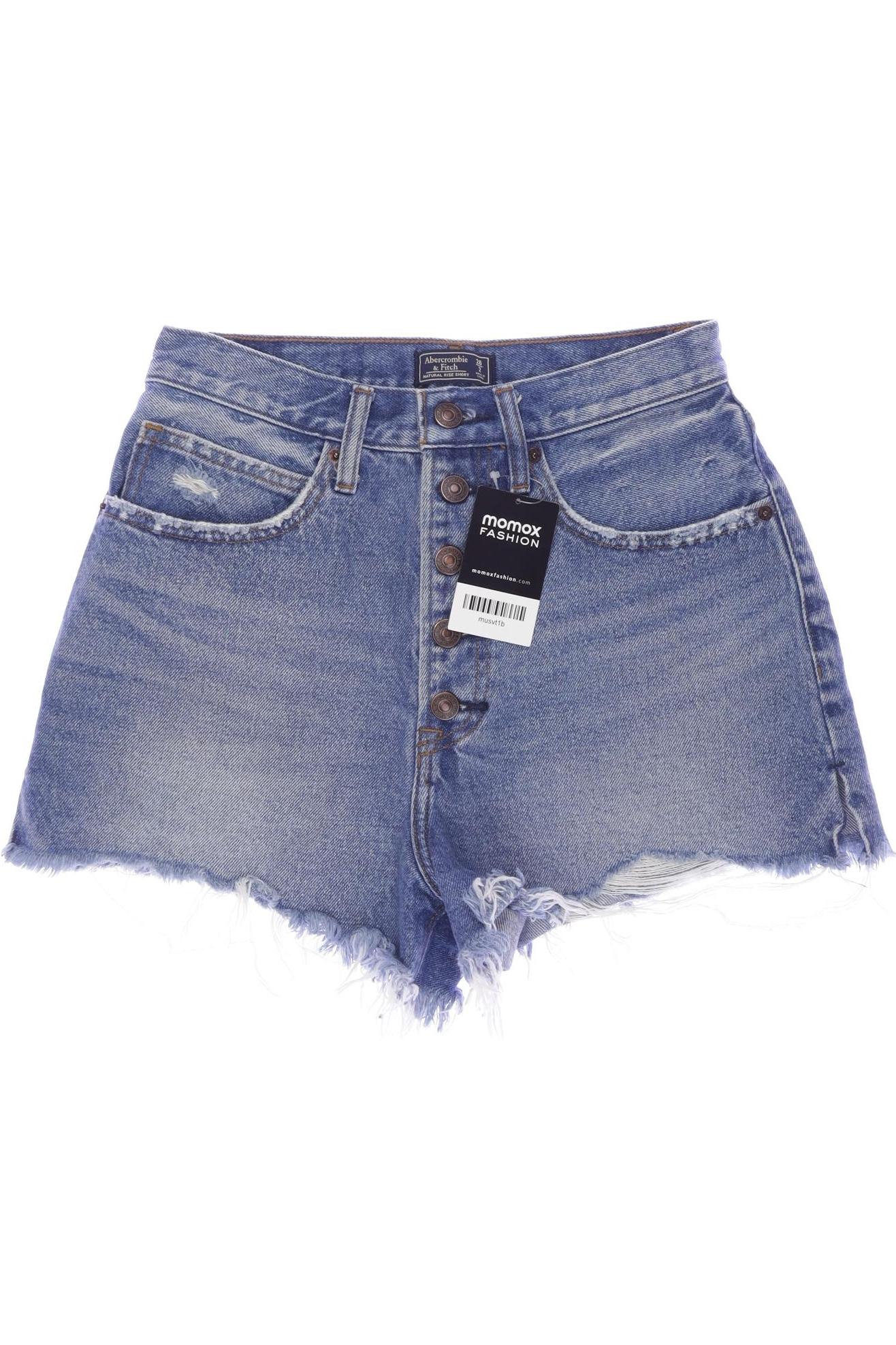 

Abercrombie & Fitch Damen Shorts, blau, Gr. 26