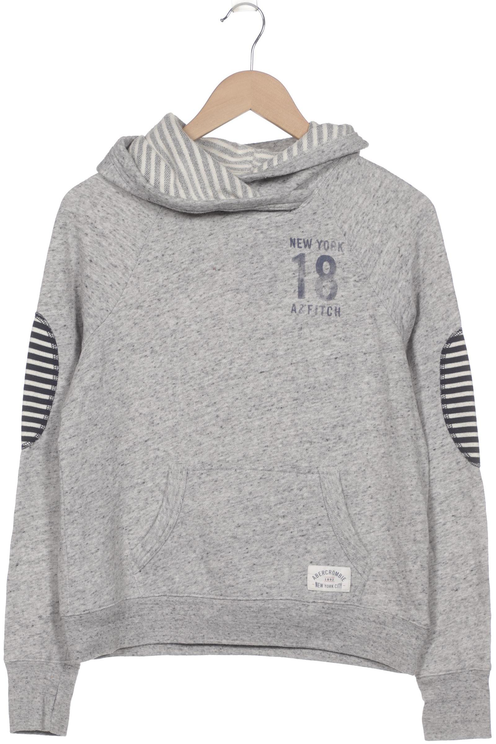 

Abercrombie & Fitch Damen Kapuzenpullover, grau, Gr. 38