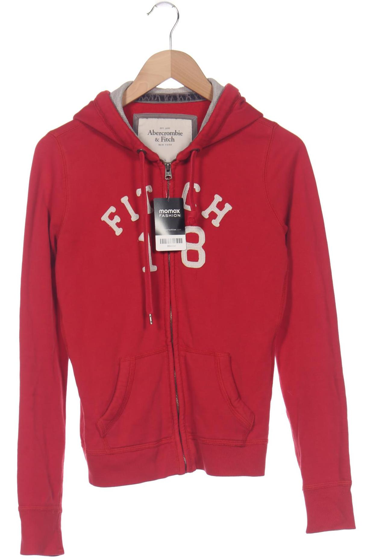 

Abercrombie & Fitch Damen Kapuzenpullover, rot, Gr. 42