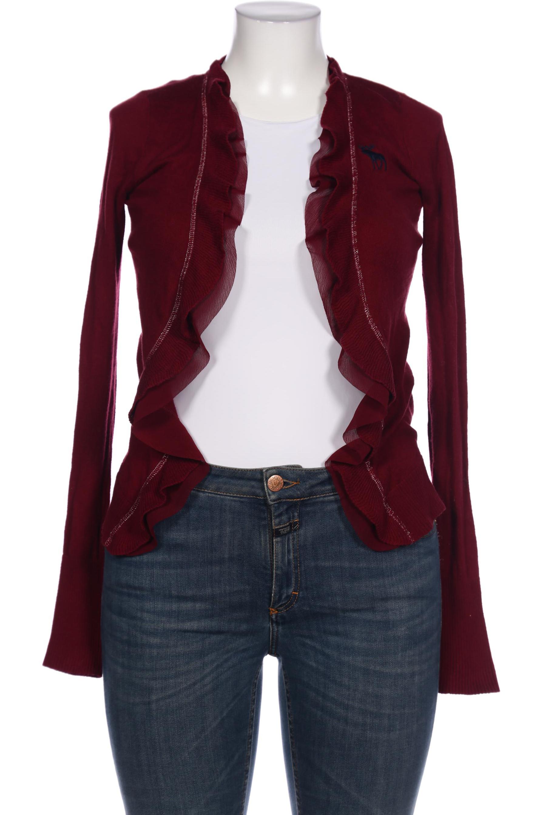 

Abercrombie & Fitch Damen Strickjacke, bordeaux, Gr. 44