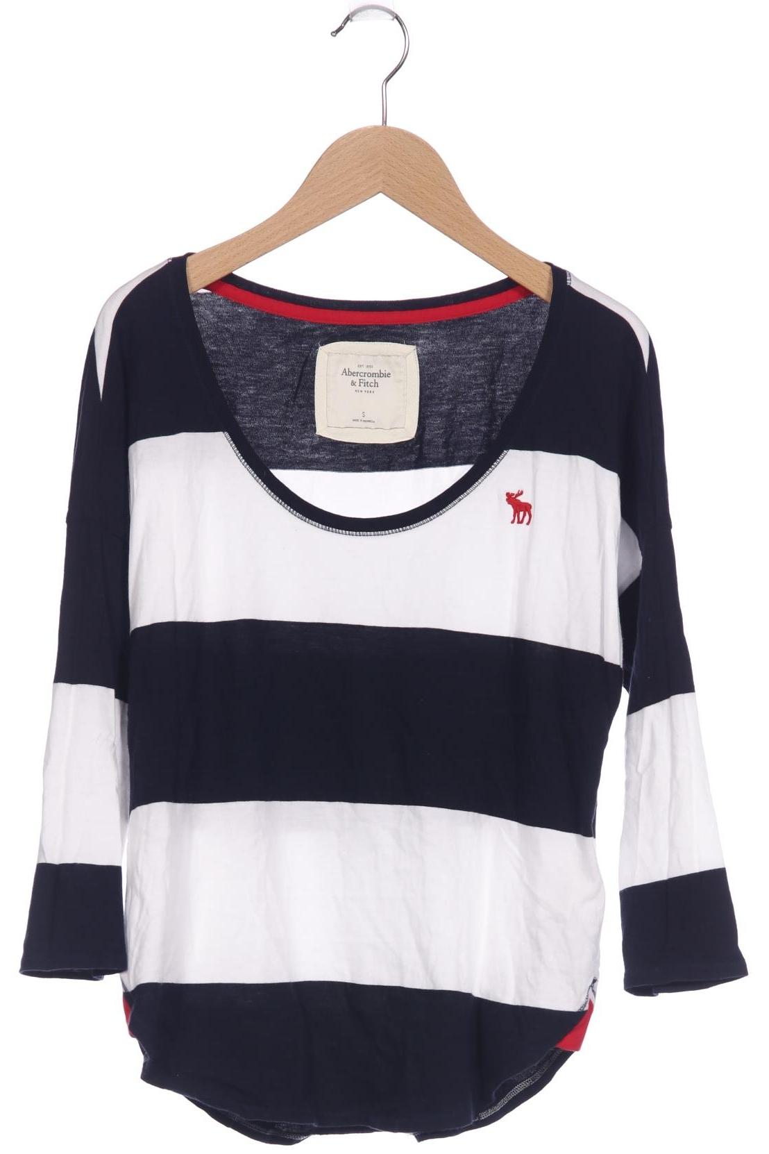 

Abercrombie & Fitch Damen Langarmshirt, marineblau, Gr. 36