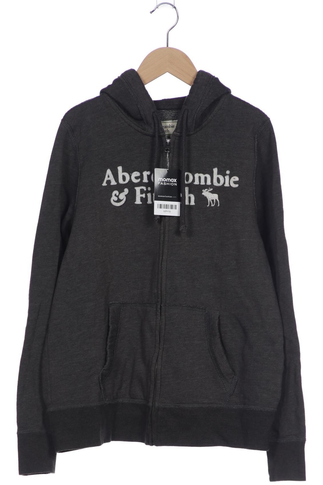 

Abercrombie & Fitch Damen Kapuzenpullover, grau, Gr. 42