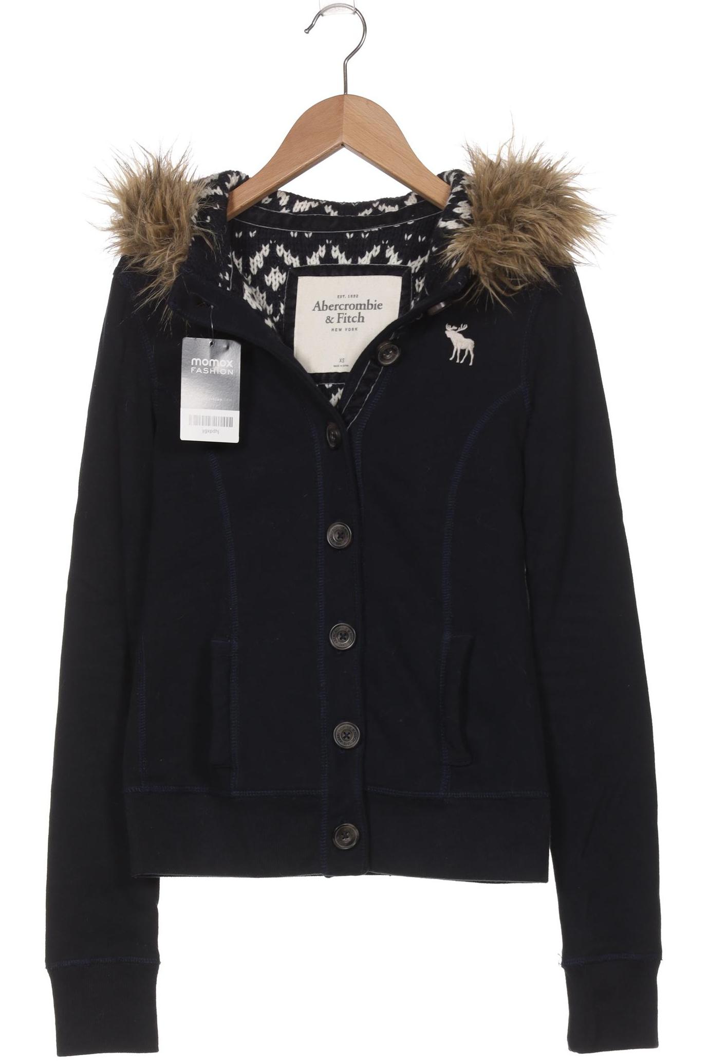 

Abercrombie & Fitch Damen Jacke, marineblau, Gr. 34