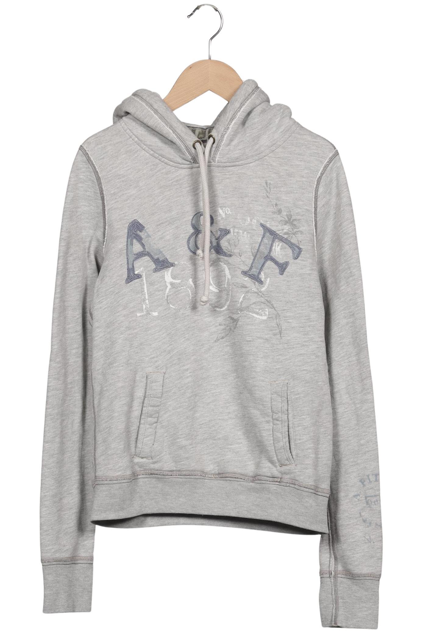 

Abercrombie & Fitch Damen Kapuzenpullover, grau, Gr. 38