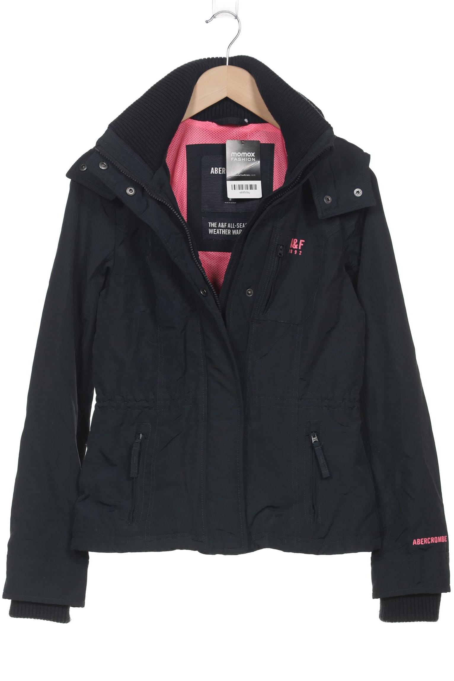 

Abercrombie & Fitch Damen Jacke, schwarz, Gr. 38