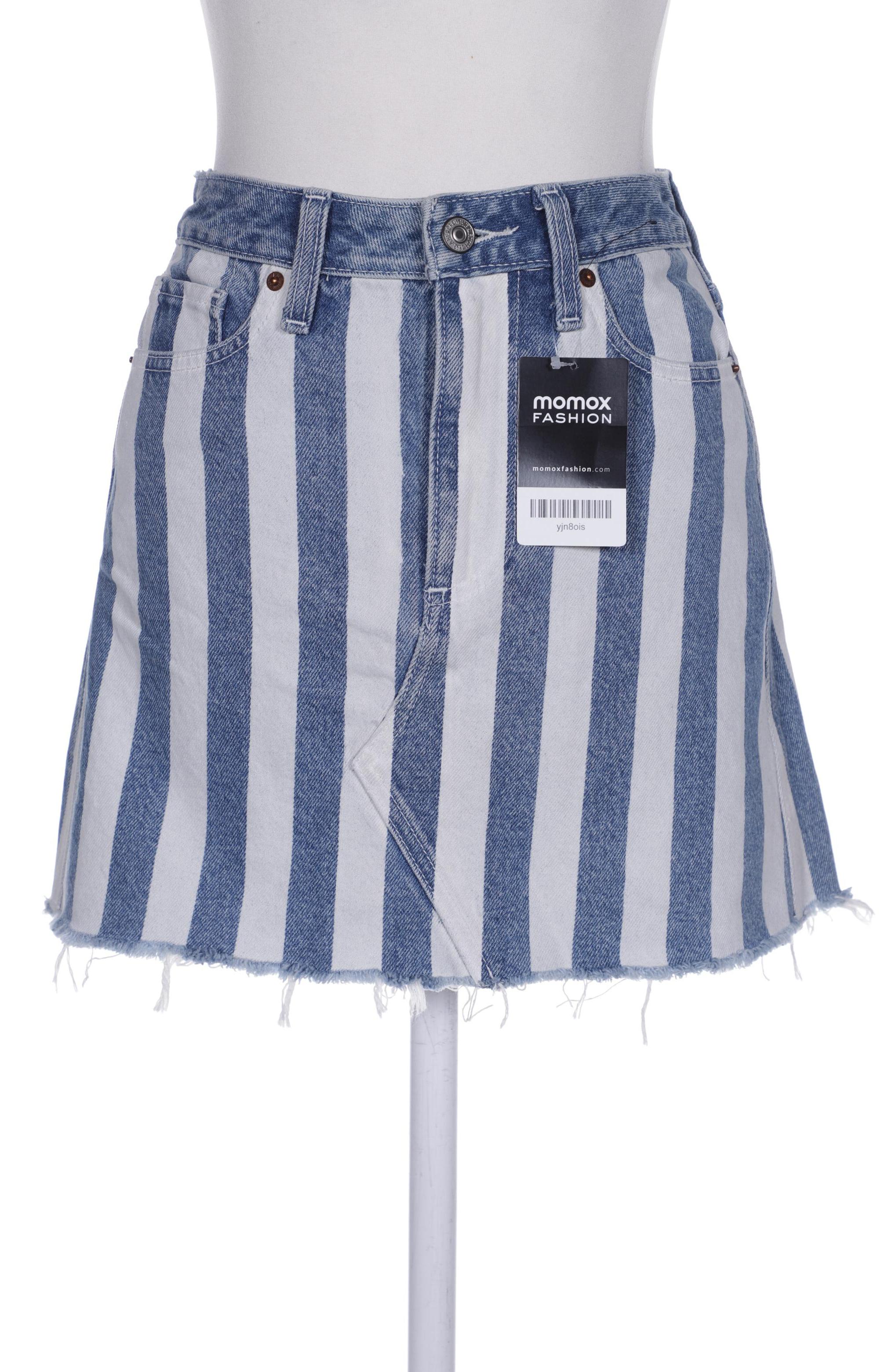 

Abercrombie & Fitch Damen Rock, blau, Gr. 24