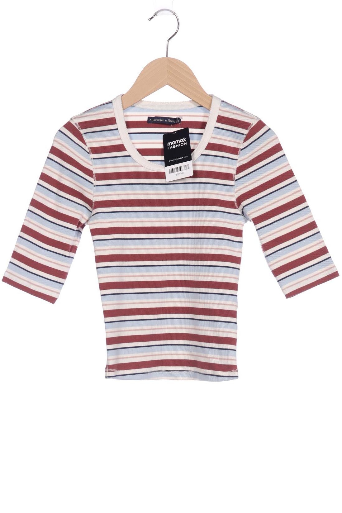 

Abercrombie & Fitch Damen Langarmshirt, weiß, Gr. 34