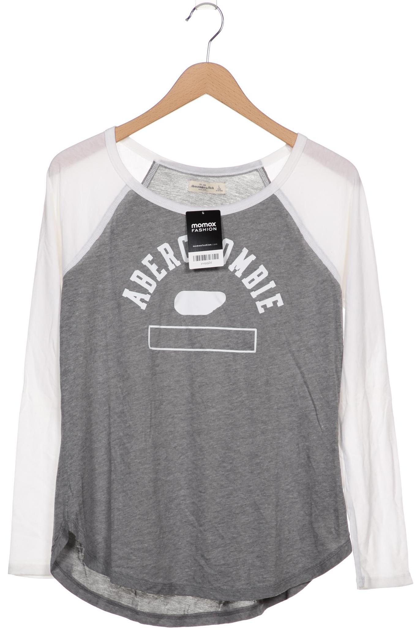 

Abercrombie & Fitch Damen Langarmshirt, grau