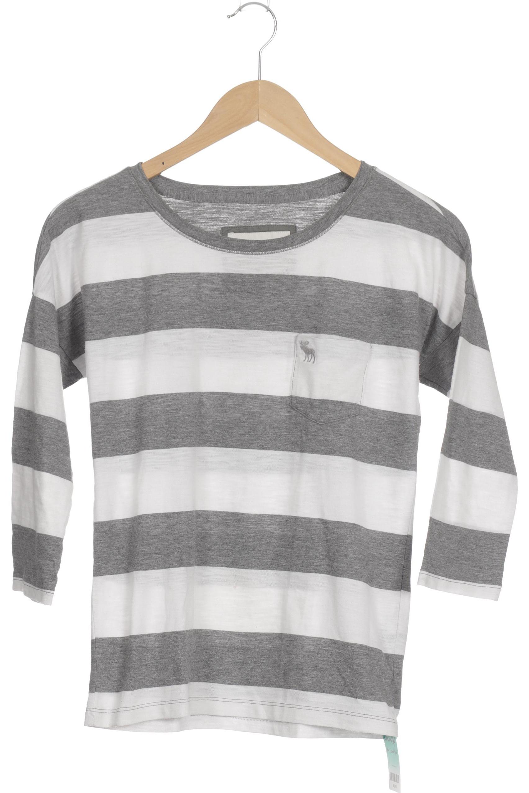 

Abercrombie & Fitch Damen Langarmshirt, grau, Gr. 34