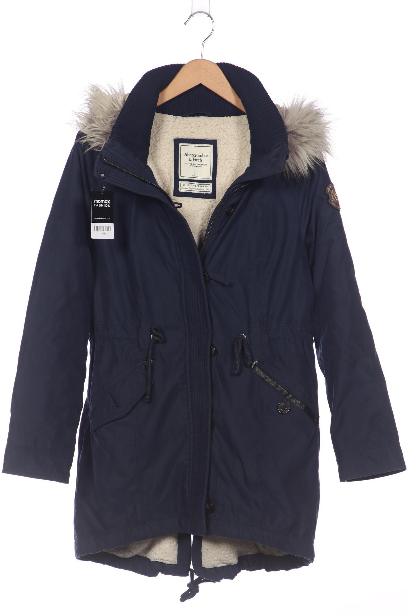 

Abercrombie & Fitch Damen Jacke, marineblau, Gr. 42
