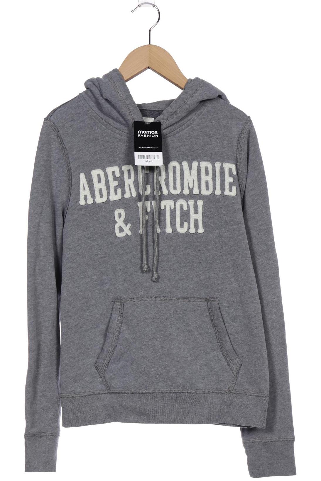 

Abercrombie & Fitch Damen Kapuzenpullover, grau