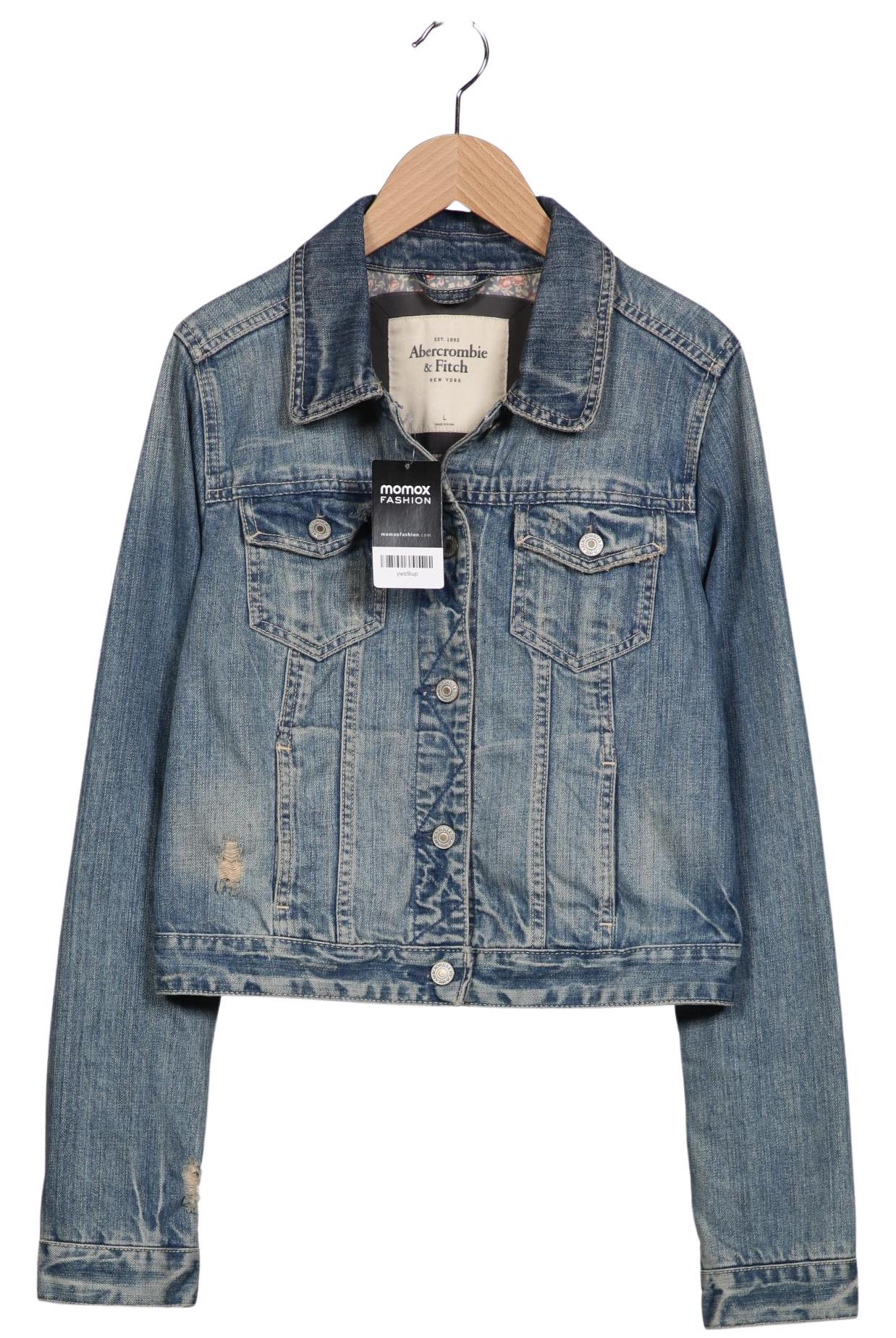 

Abercrombie & Fitch Damen Jacke, blau, Gr. 42