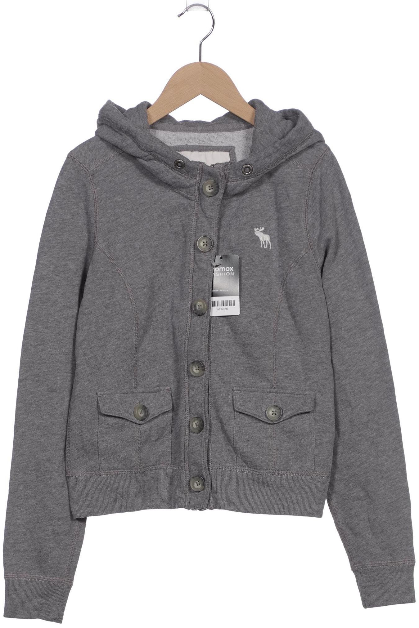 

Abercrombie & Fitch Damen Kapuzenpullover, grau, Gr. 42