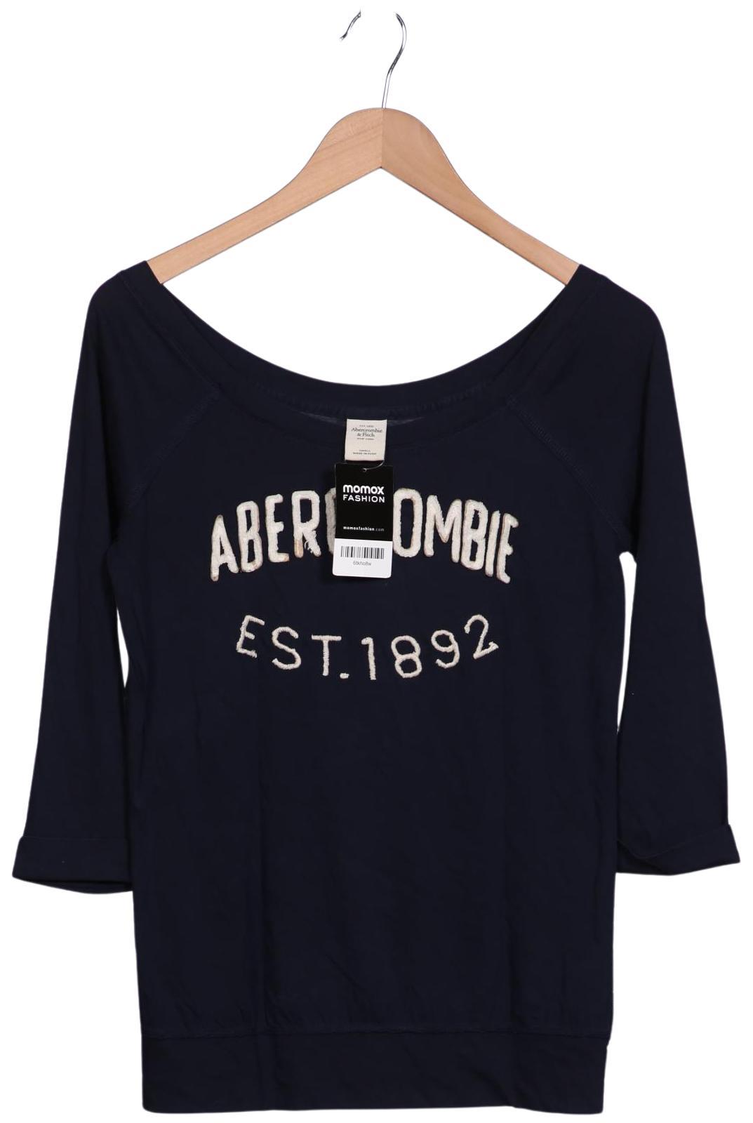 

Abercrombie & Fitch Damen Langarmshirt, marineblau, Gr. 36