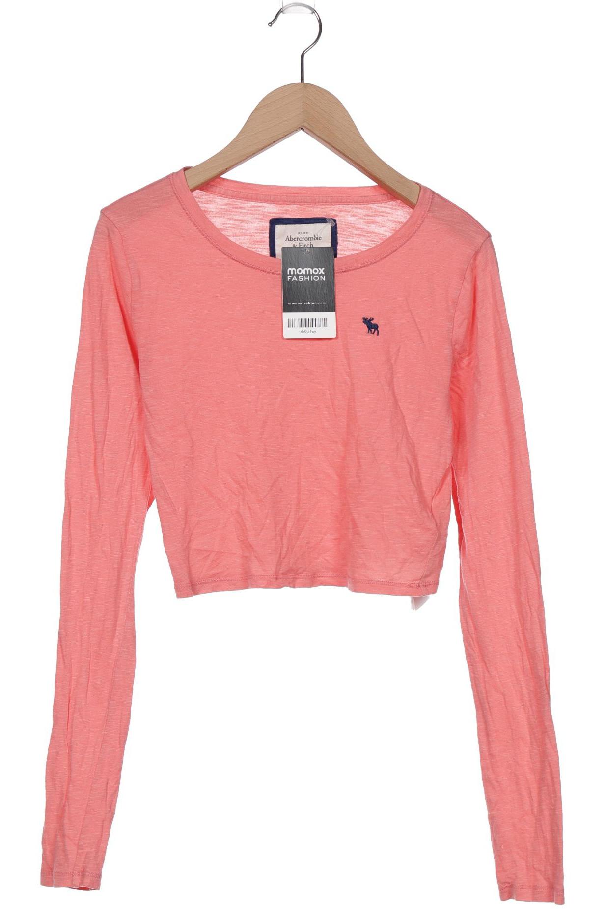 

Abercrombie & Fitch Damen Langarmshirt, pink, Gr. 34