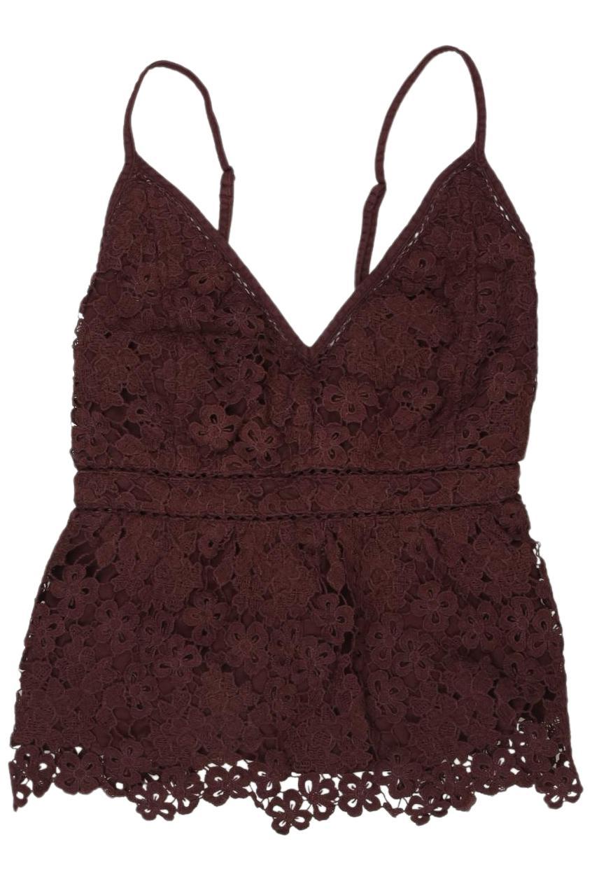 

Abercrombie & Fitch Damen Top, bordeaux, Gr. 38