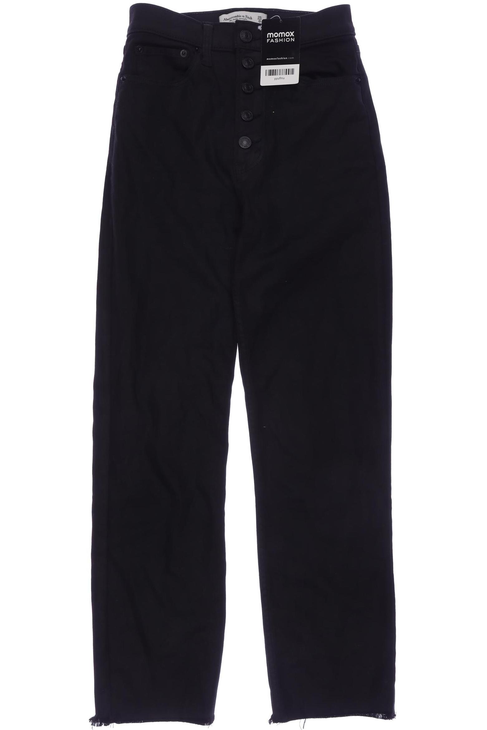 

Abercrombie & Fitch Damen Stoffhose, schwarz, Gr. 25