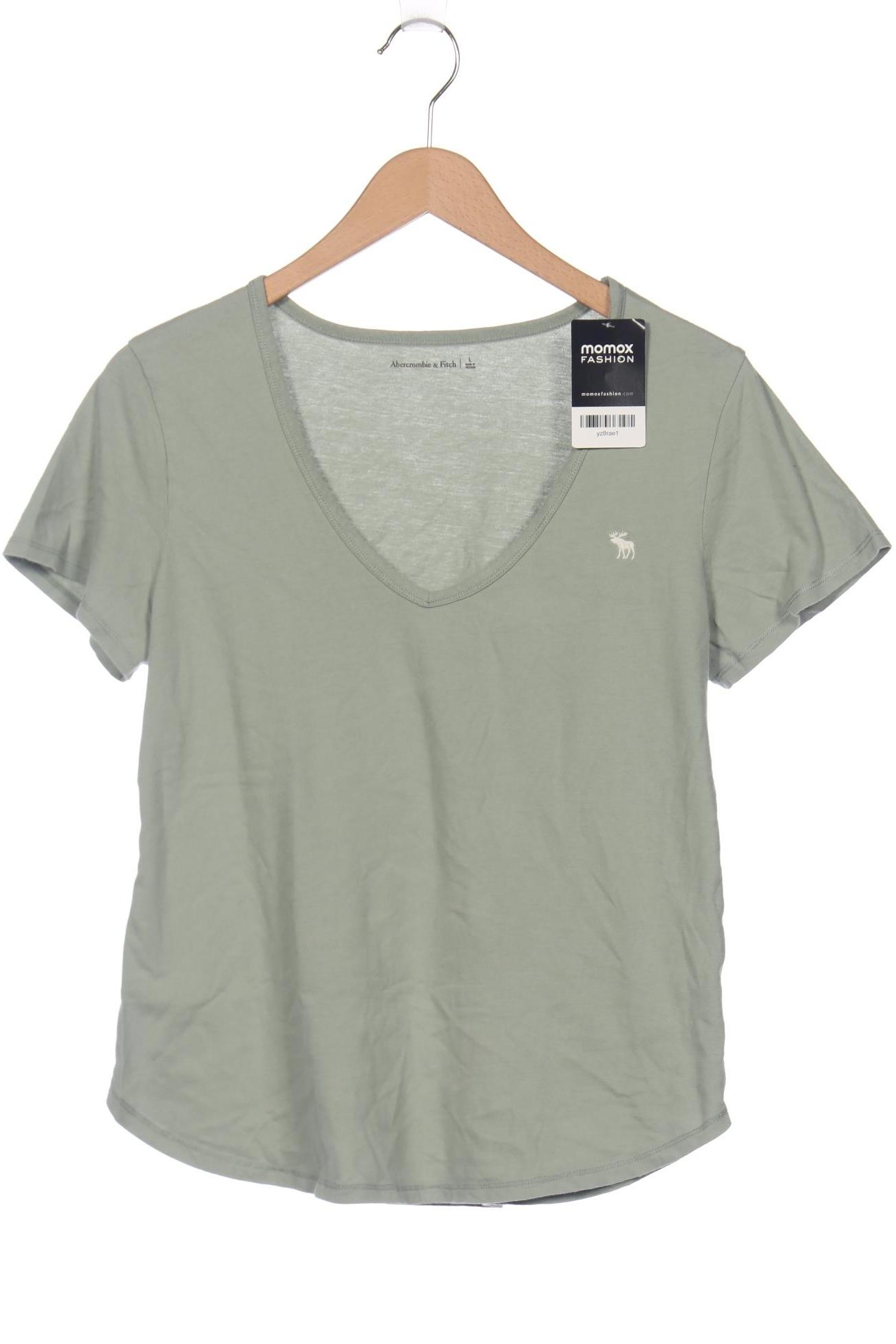 

Abercrombie & Fitch Damen T-Shirt, hellgrün, Gr. 42