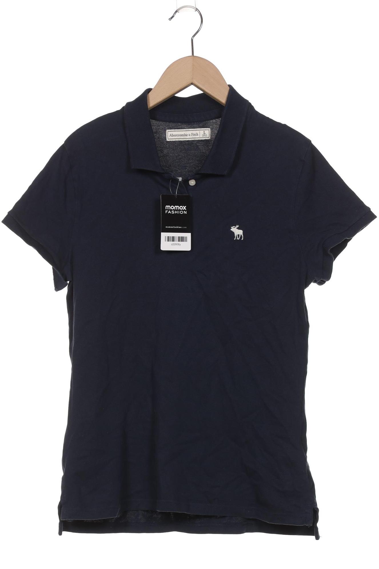 

Abercrombie & Fitch Damen Poloshirt, blau, Gr. 42