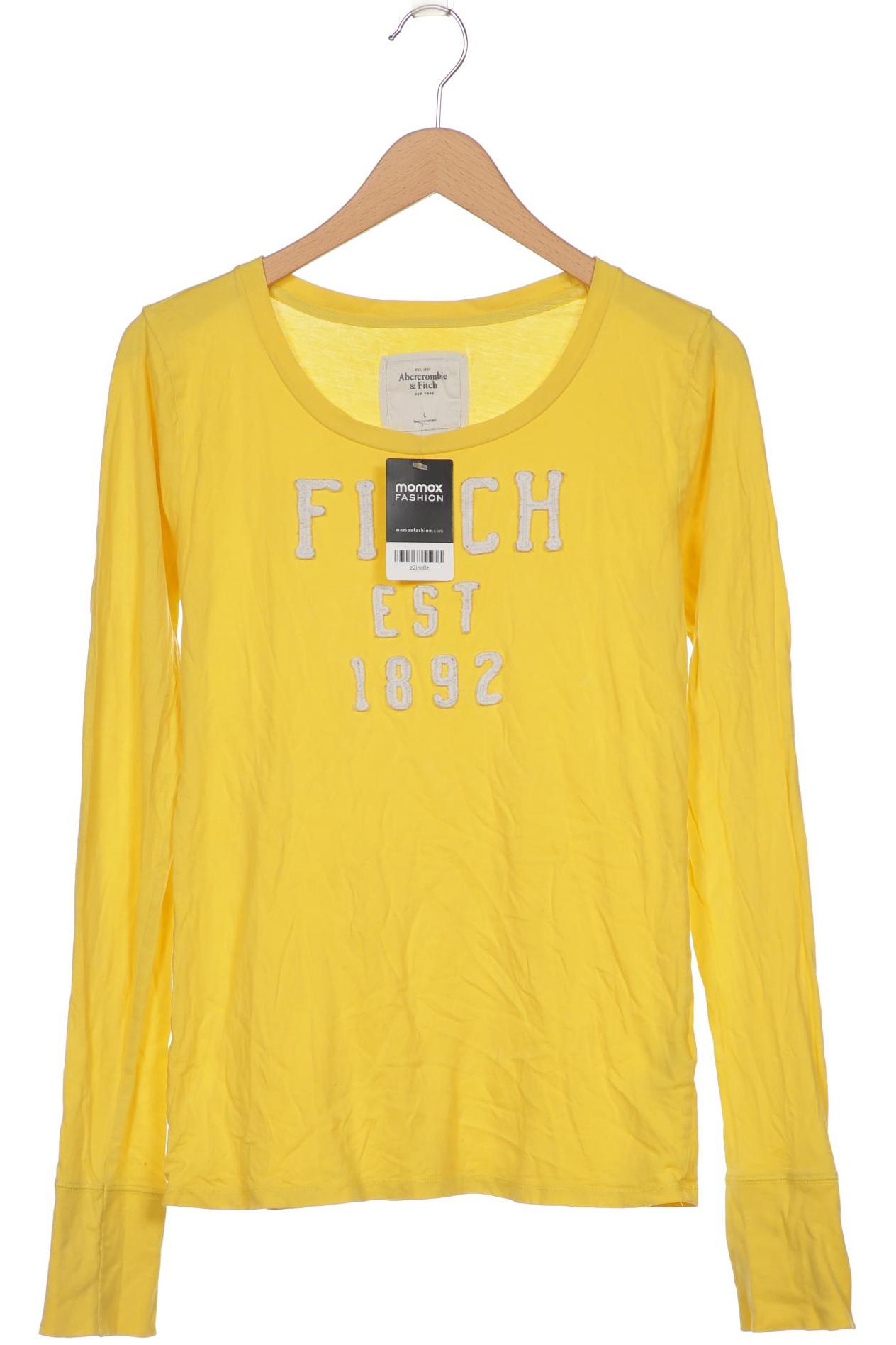 

Abercrombie & Fitch Damen Langarmshirt, gelb