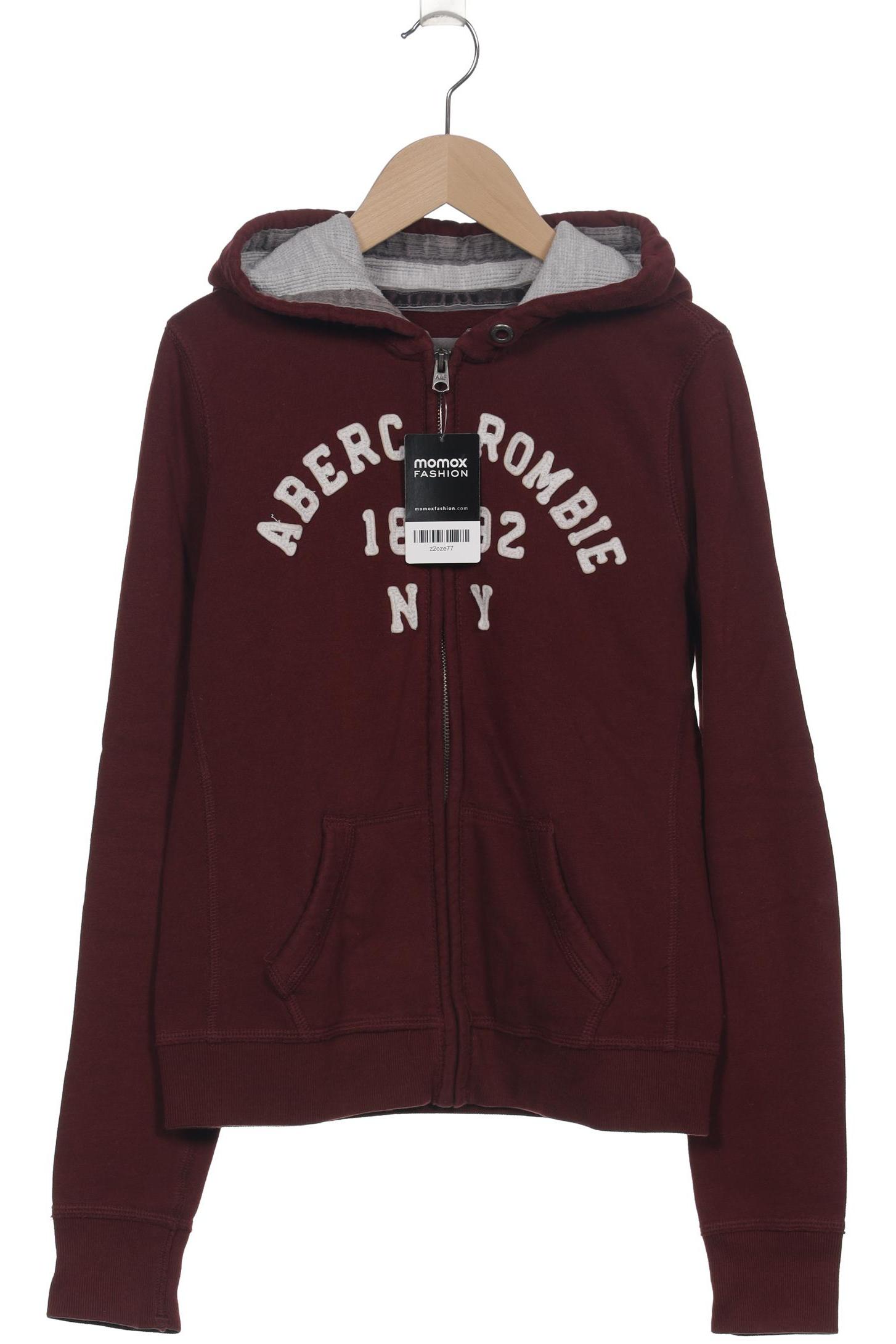 

Abercrombie & Fitch Damen Kapuzenpullover, bordeaux, Gr. 38