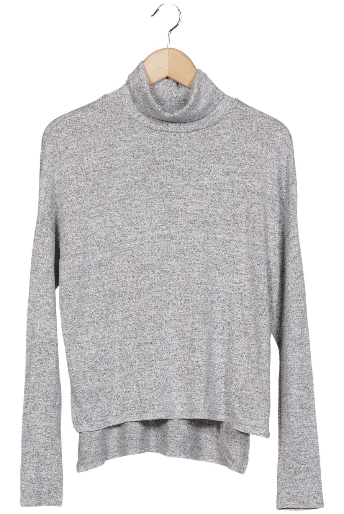 

Abercrombie & Fitch Damen Langarmshirt, grau, Gr. 36