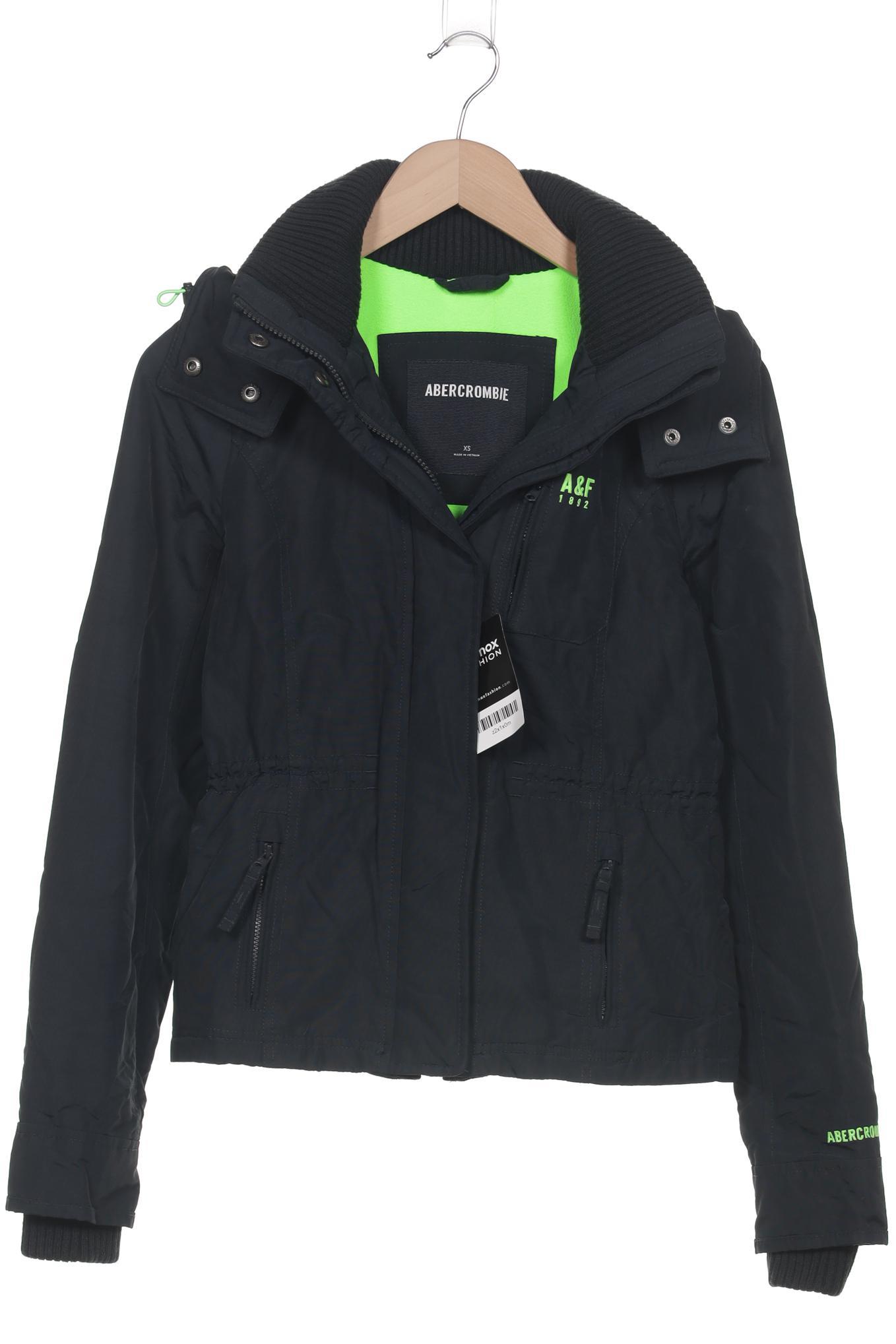 

Abercrombie & Fitch Damen Jacke, schwarz, Gr. 34